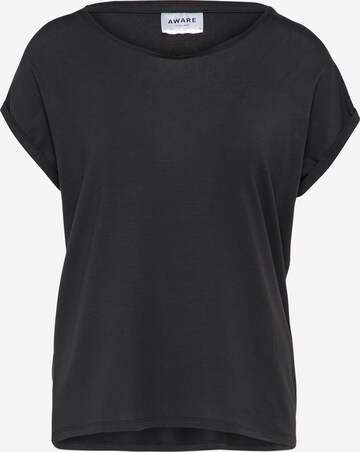 VERO MODA Shirt 'Ava' in Zwart: voorkant