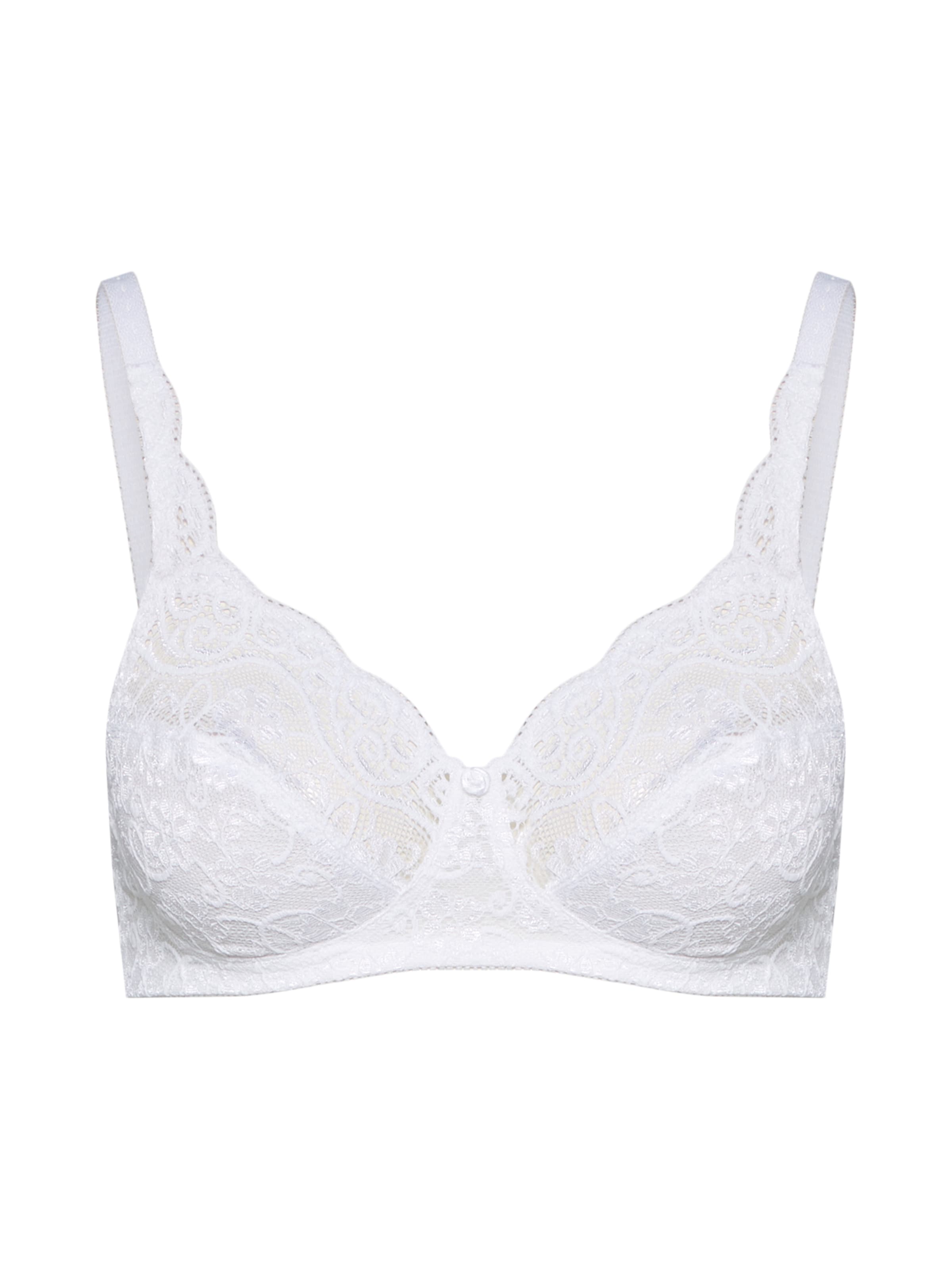 TRIUMPH T-shirt сутиен Сутиен 'Amourette 300' в бяло: отпред