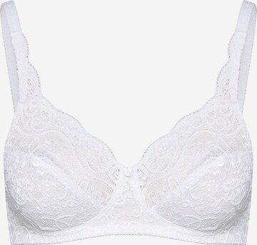 TRIUMPH T-shirt Bra 'Amourette 300' in White: front