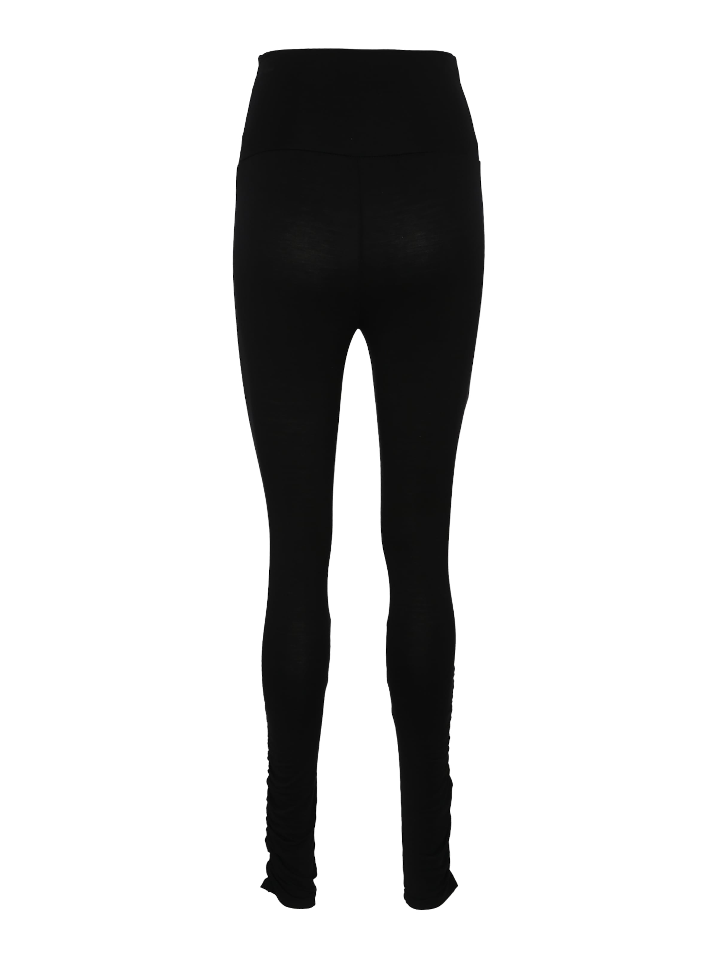 CURARE Yogawear Слим фит Спортен панталон 'Flow' в черно: отзад