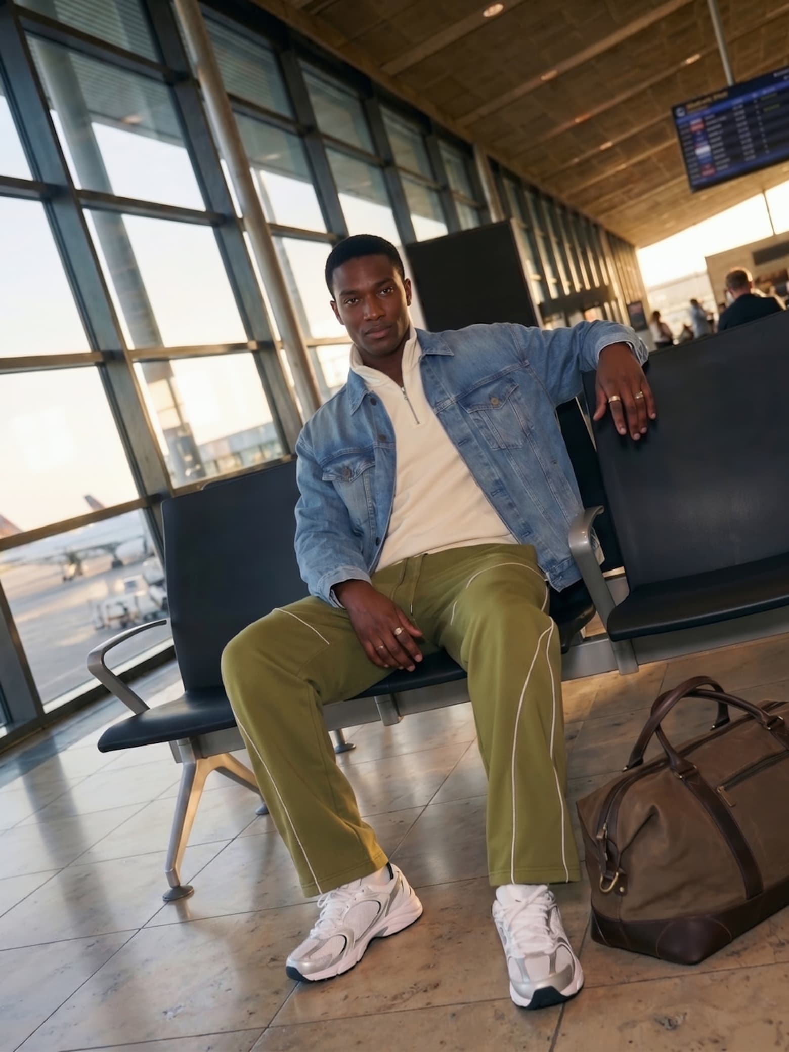 The AY Style Edit - Green Sweatpants Look