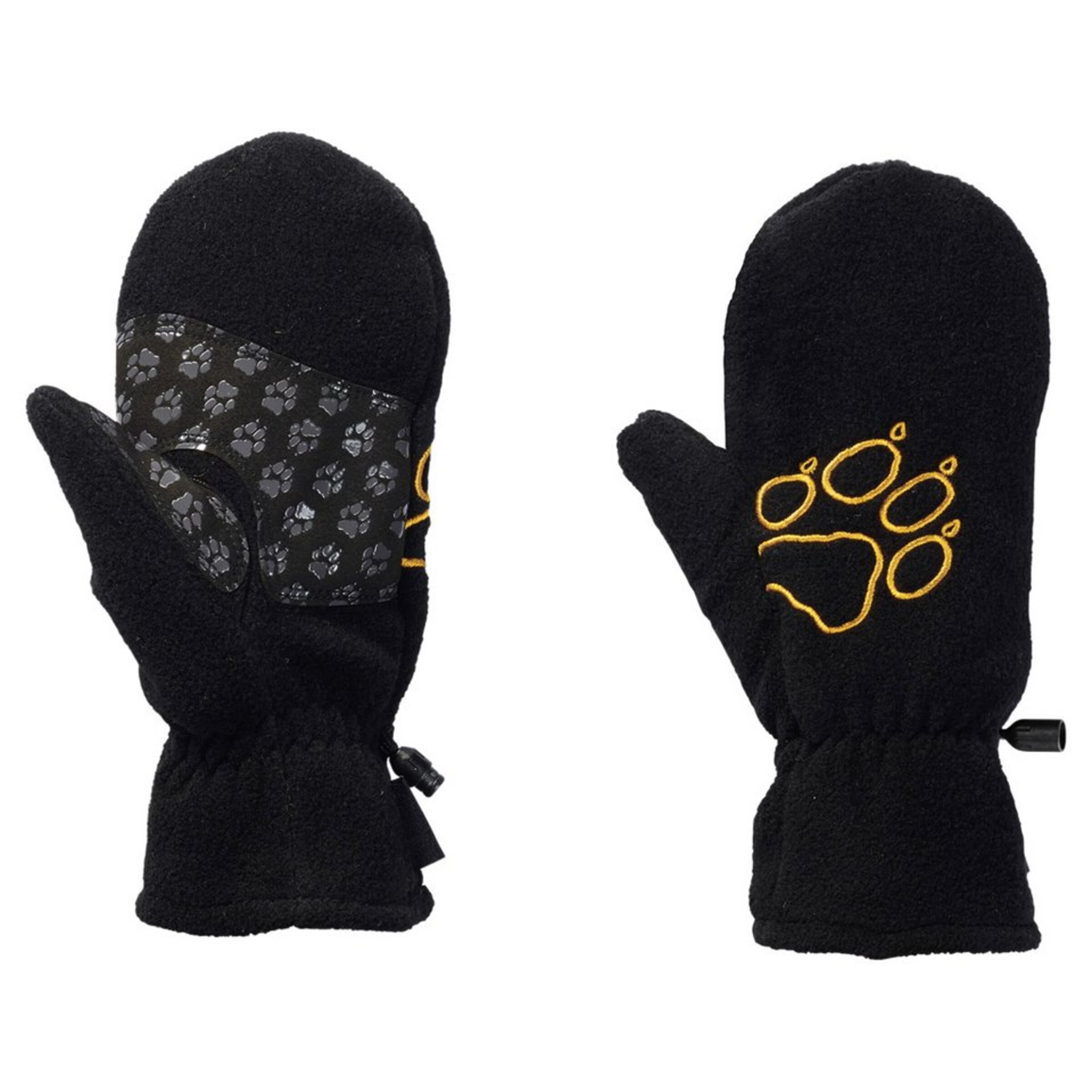 JACK WOLFSKIN - Fäustlinge 'FLEECE MITTEN KIDS' in gelb
