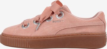 PUMA Sneakers laag 'Kiss Suede' in Roze: voorkant