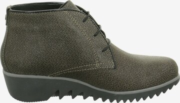 Wolky Lace-Up Ankle Boots in Green
