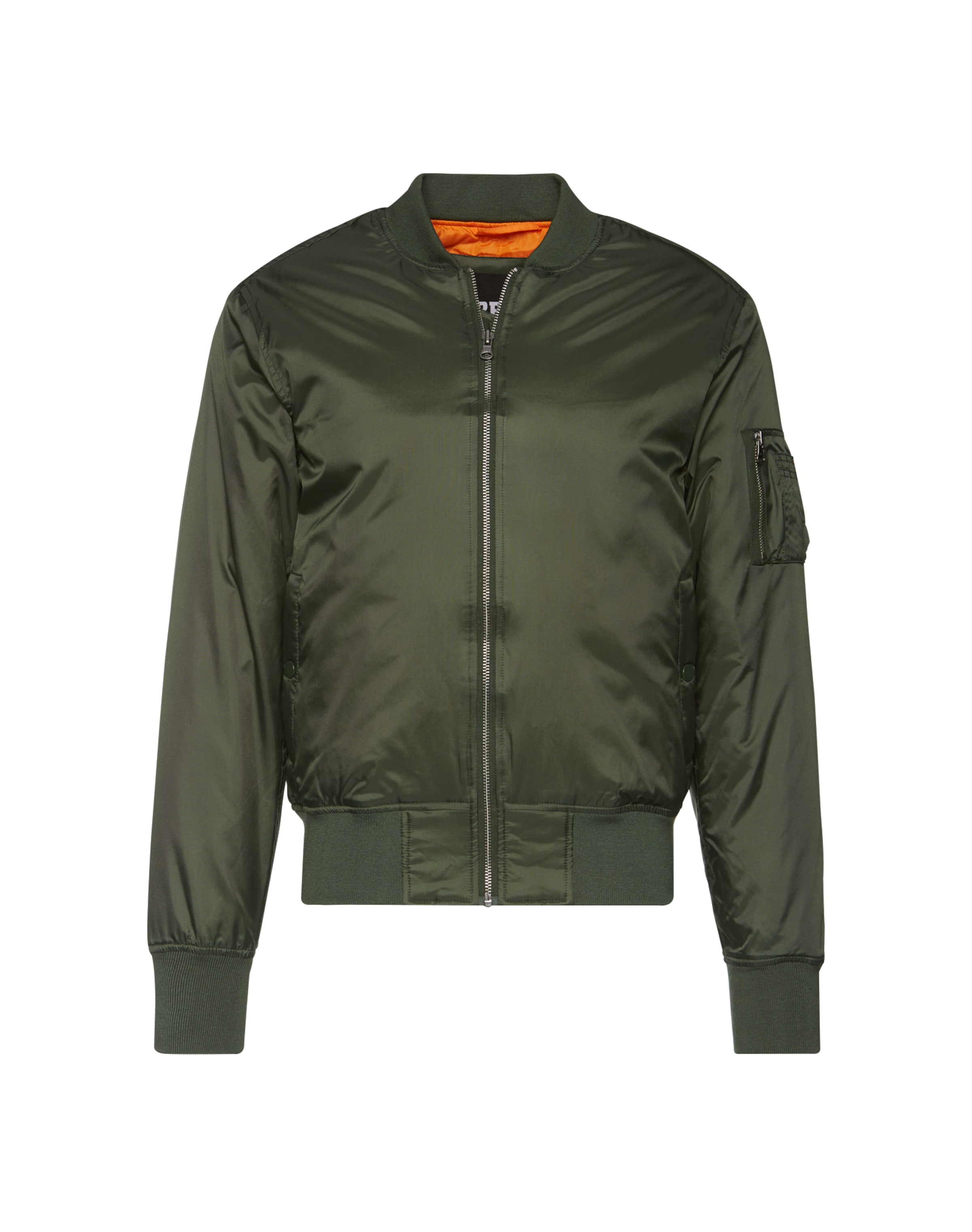 Veste mi-saison Urban Classics en vert : devant