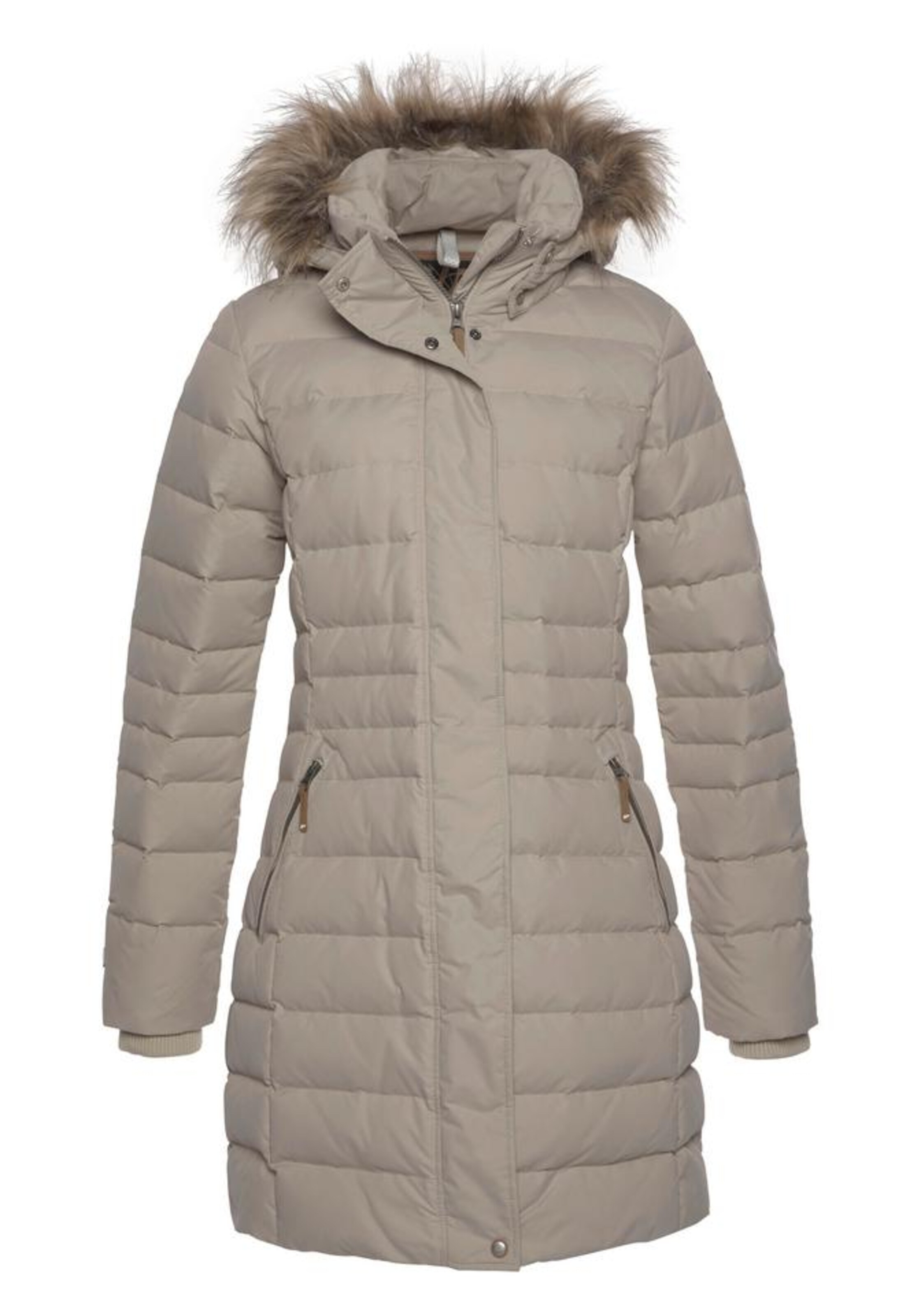 ICEPEAK - Steppmantel in taupe
