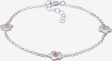 ELLI Armband 'Blume' in Silber: predná strana