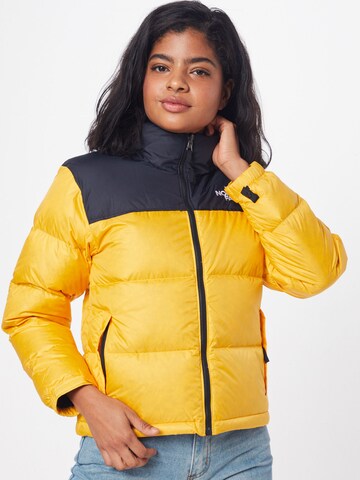 THE NORTH FACE Winterjas '1996 Retro Nuptse' in Geel: voorkant