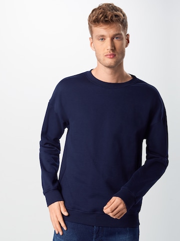 Sweat-shirt Urban Classics en bleu