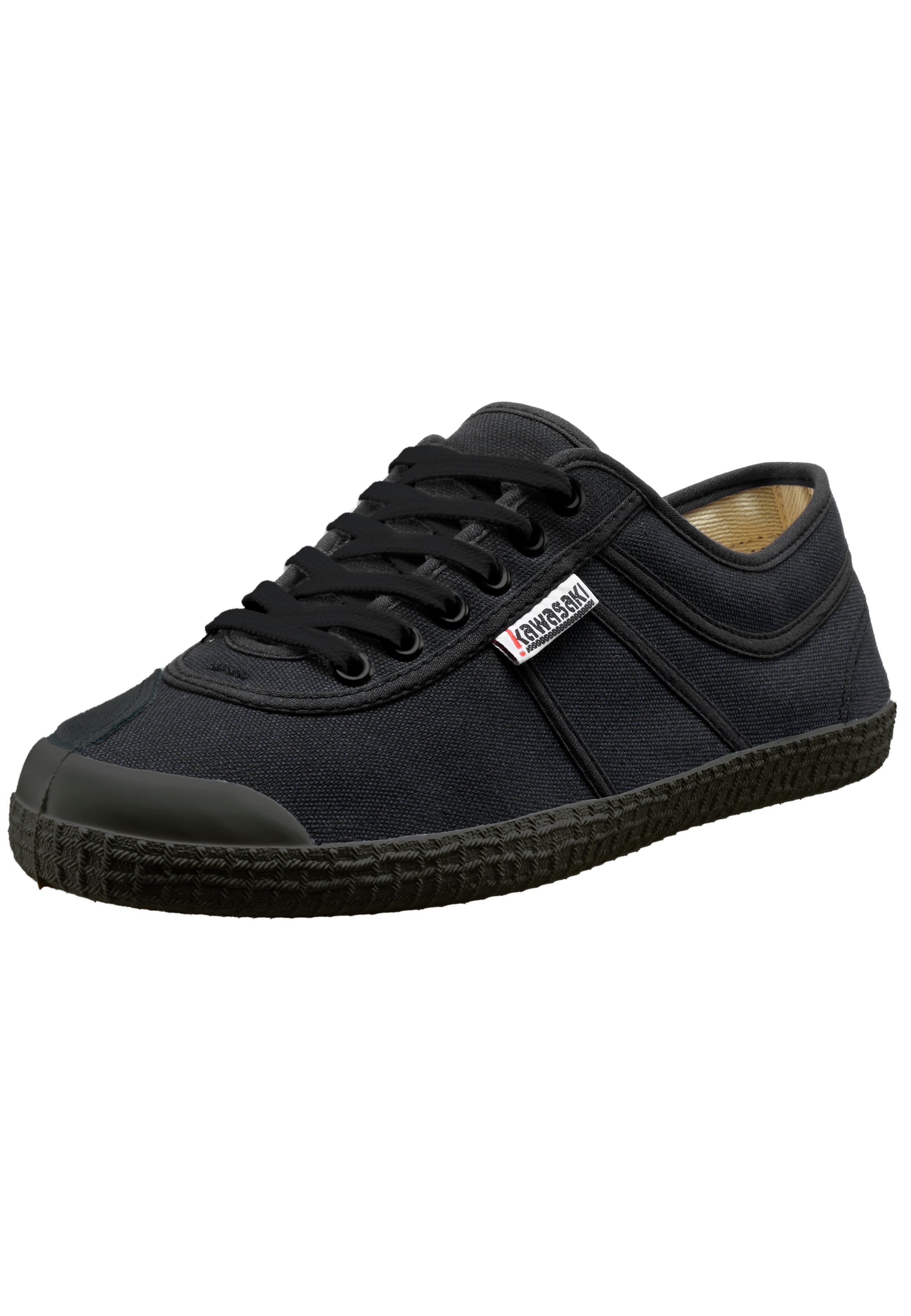 KAWASAKI Sneaker Legend Canvas in Schwarz: Vorderseite