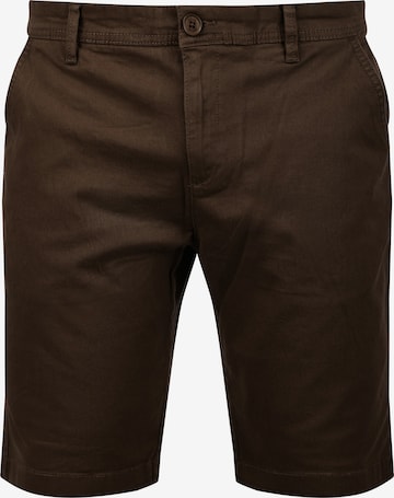 !Solid Chino 'Lamego' in Bruin: voorkant