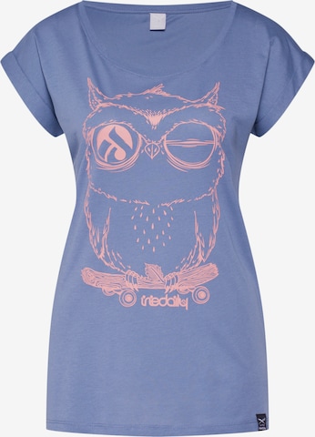 Iriedaily Shirt 'Skateowl 2' in Blauw: voorkant