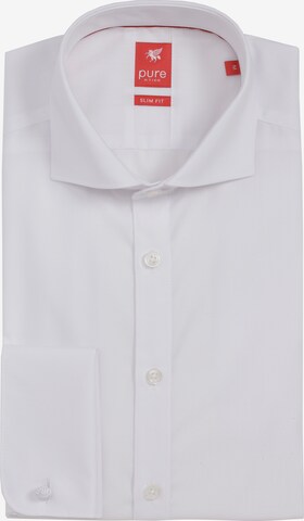 PURE Slim fit Business Shirt in White