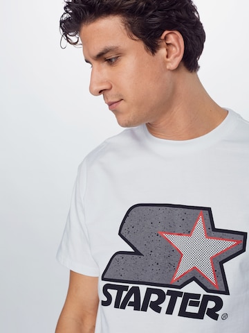 Starter Black Label Regular fit Μπλουζάκι σε λευκό