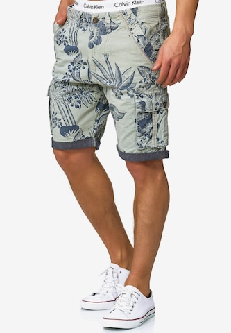 INDICODE JEANS Regular Shorts 'Albert' in Blau: predná strana