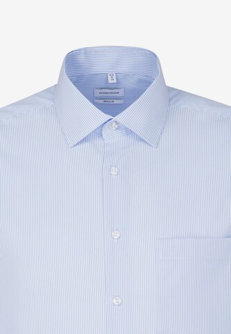 SEIDENSTICKER Regular fit Business Shirt in Blue