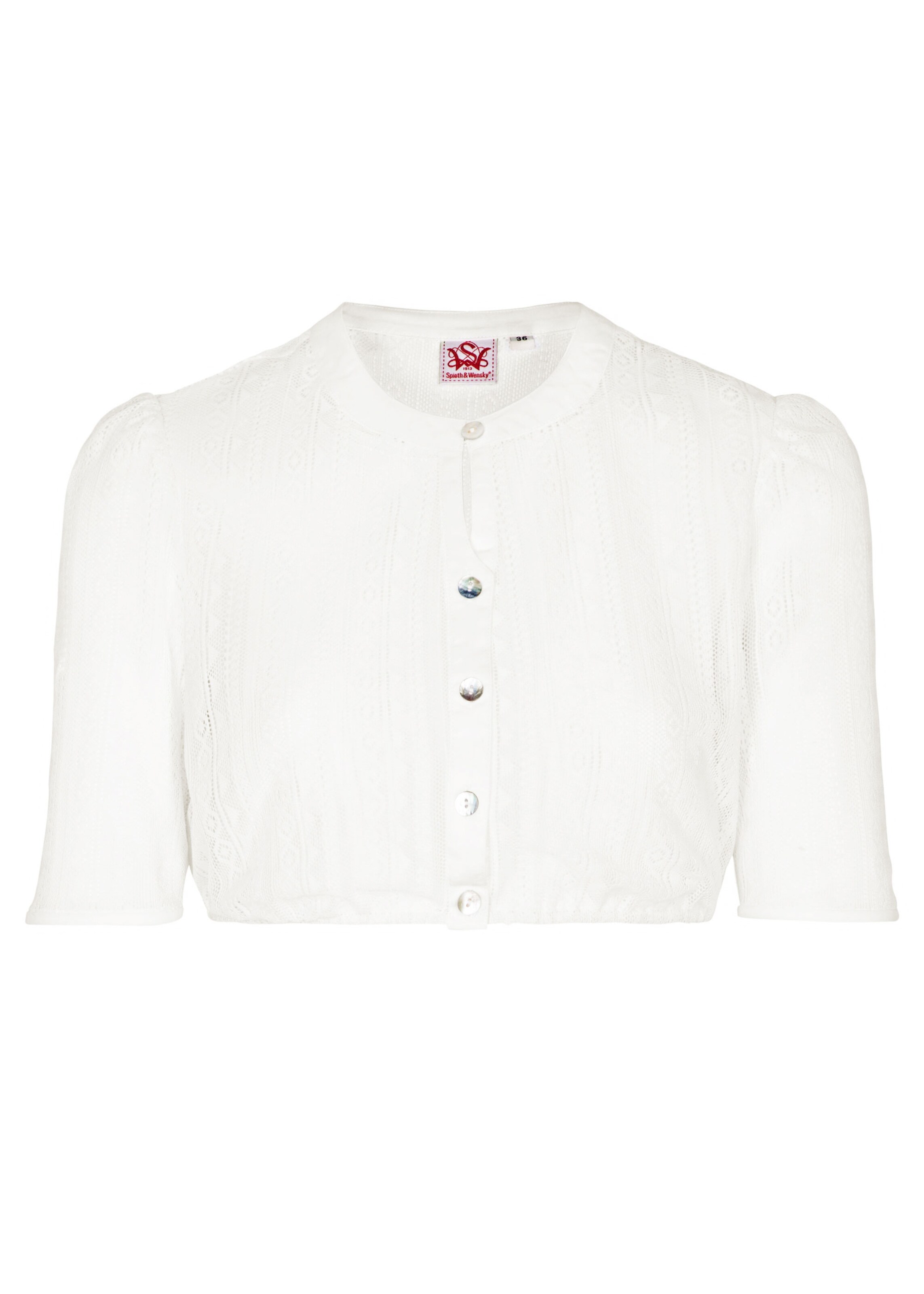 SPIETH & WENSKY - Dirndlbluse "Hirse" in beige