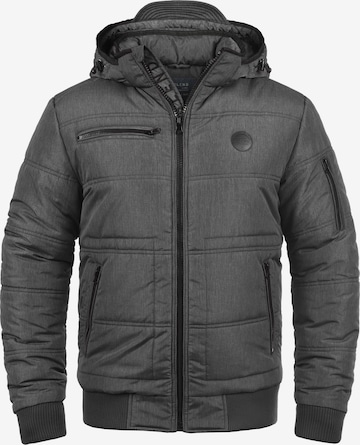 BLEND Winter Jacket 'Boris' in Grey: front