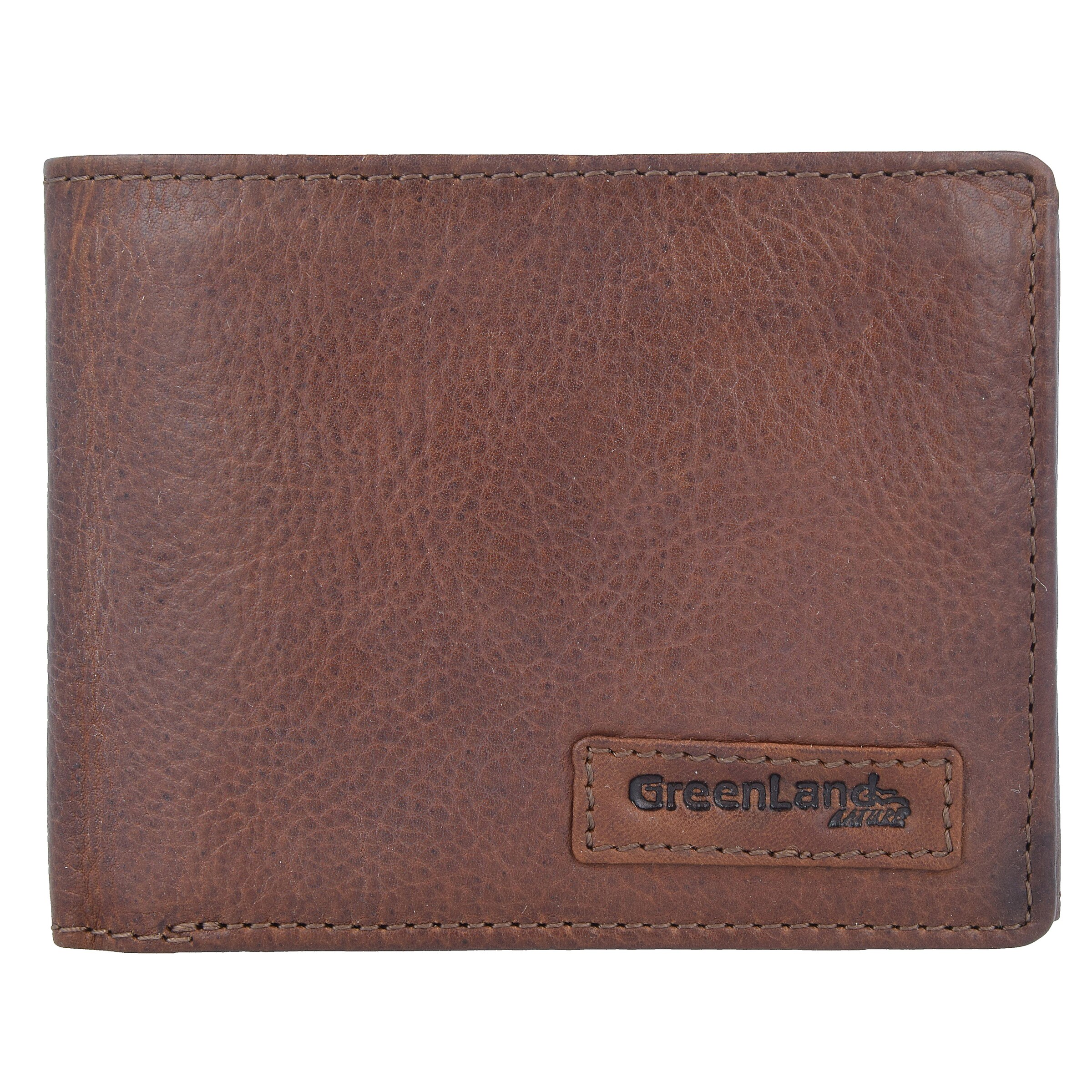 Greenland Nature Portemonnee 'Rfid' in Bruin: voorkant
