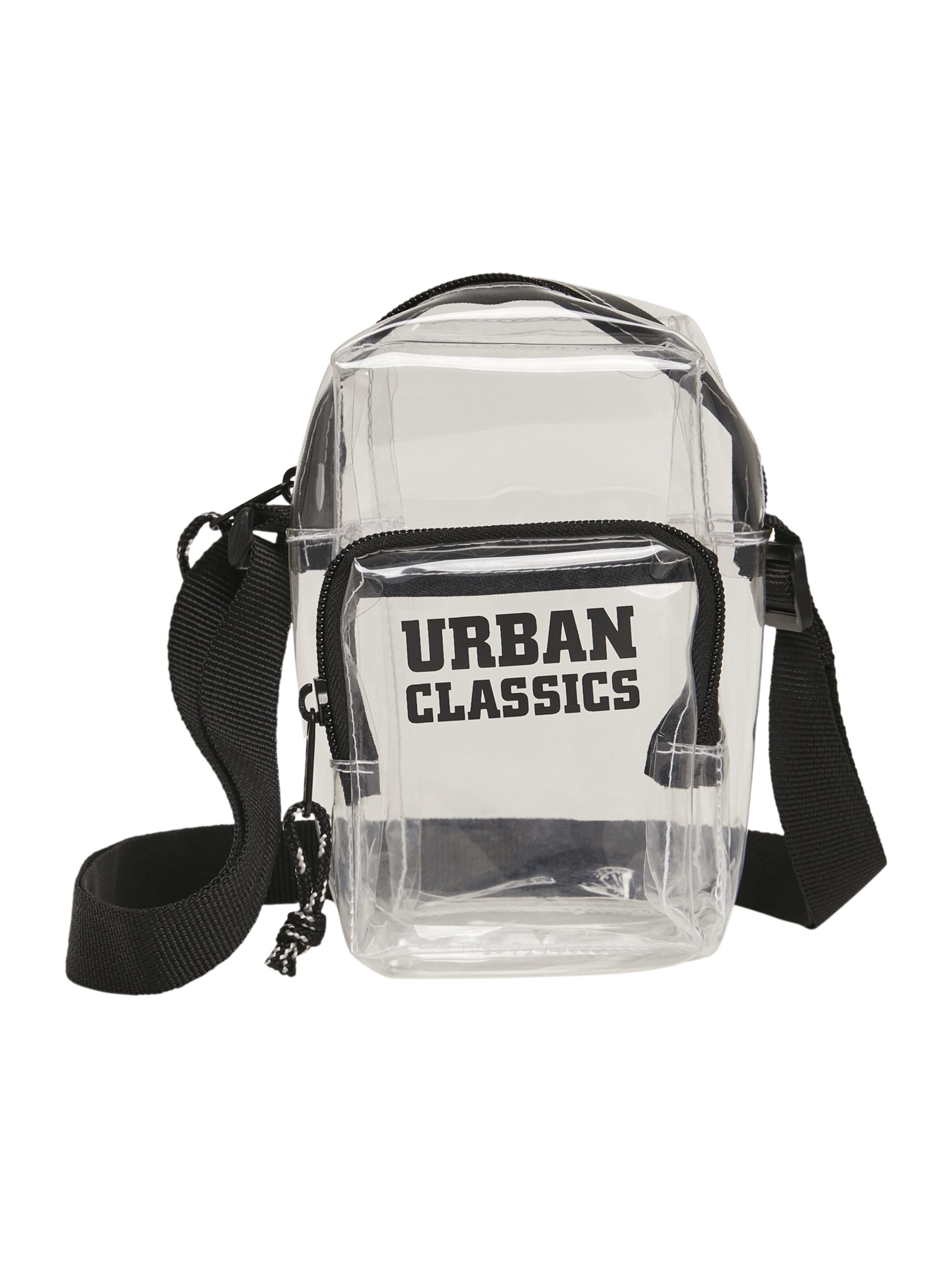 Borsa a tracolla di Urban Classics in trasparente: frontale