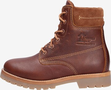 PANAMA JACK Lace-Up Ankle Boots in Brown