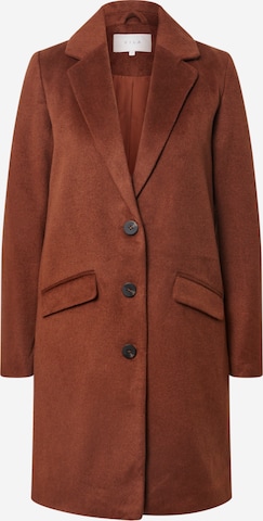 VILA Between-seasons coat 'VILEOVITA' in Brown: front