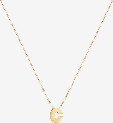 ELLI Necklace 'C' in Gold