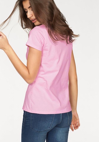 FRUIT OF THE LOOM Shirt in Pink