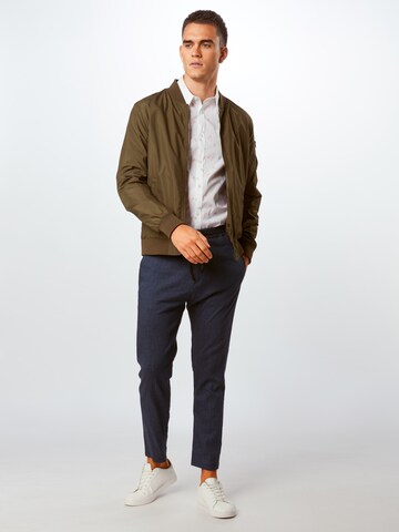 DRYKORN Slim fit Trousers 'Jeger' in Blue