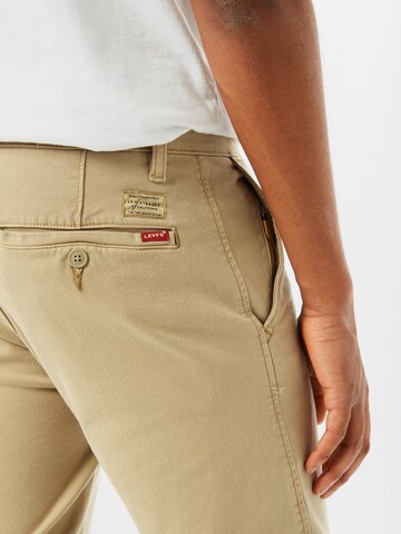 LEVI'S ® - Slimfit Calças chino 'XX Chino Slim II' em bege