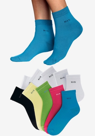 H.I.S Ankle Socks in Mixed colors: front