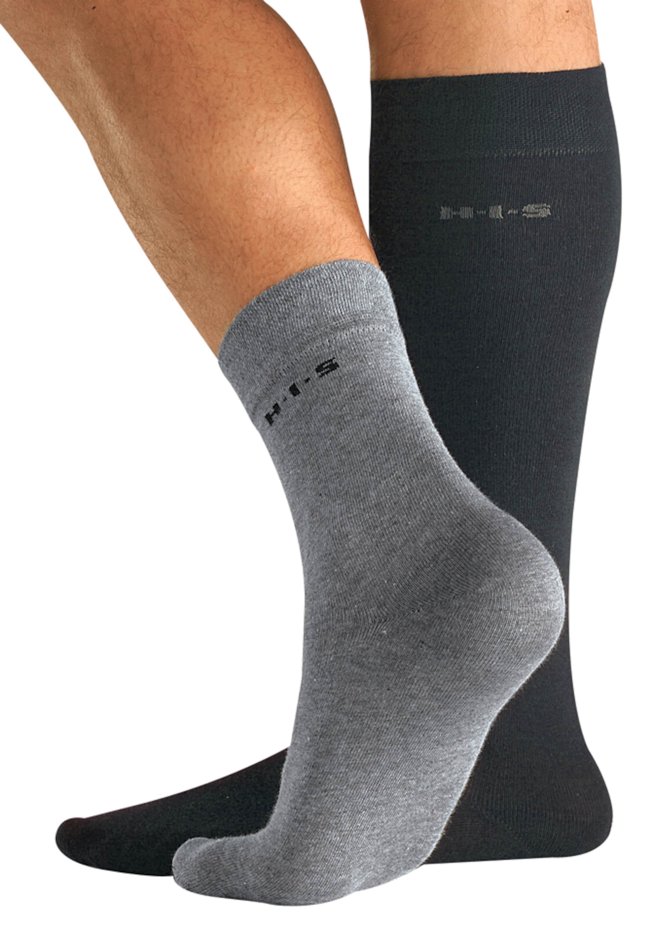 H.I.S Ponožky - Sivá: predná strana