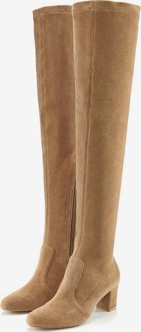 LASCANA Overknees i beige