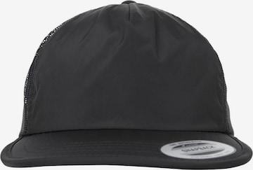 Flexfit Cap 'Unstructured Trucker' in Schwarz: predná strana