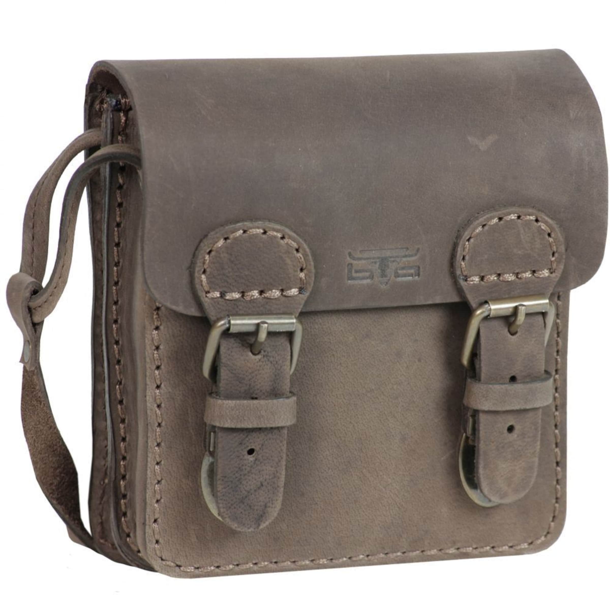 MIKA Crossbody bag in Brown: front
