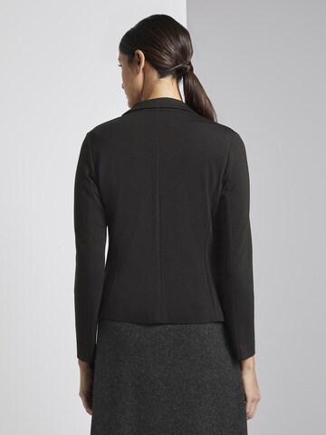 TOM TAILOR Blazer in Schwarz