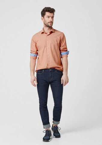 s.Oliver Regular Fit Hemd in Orange