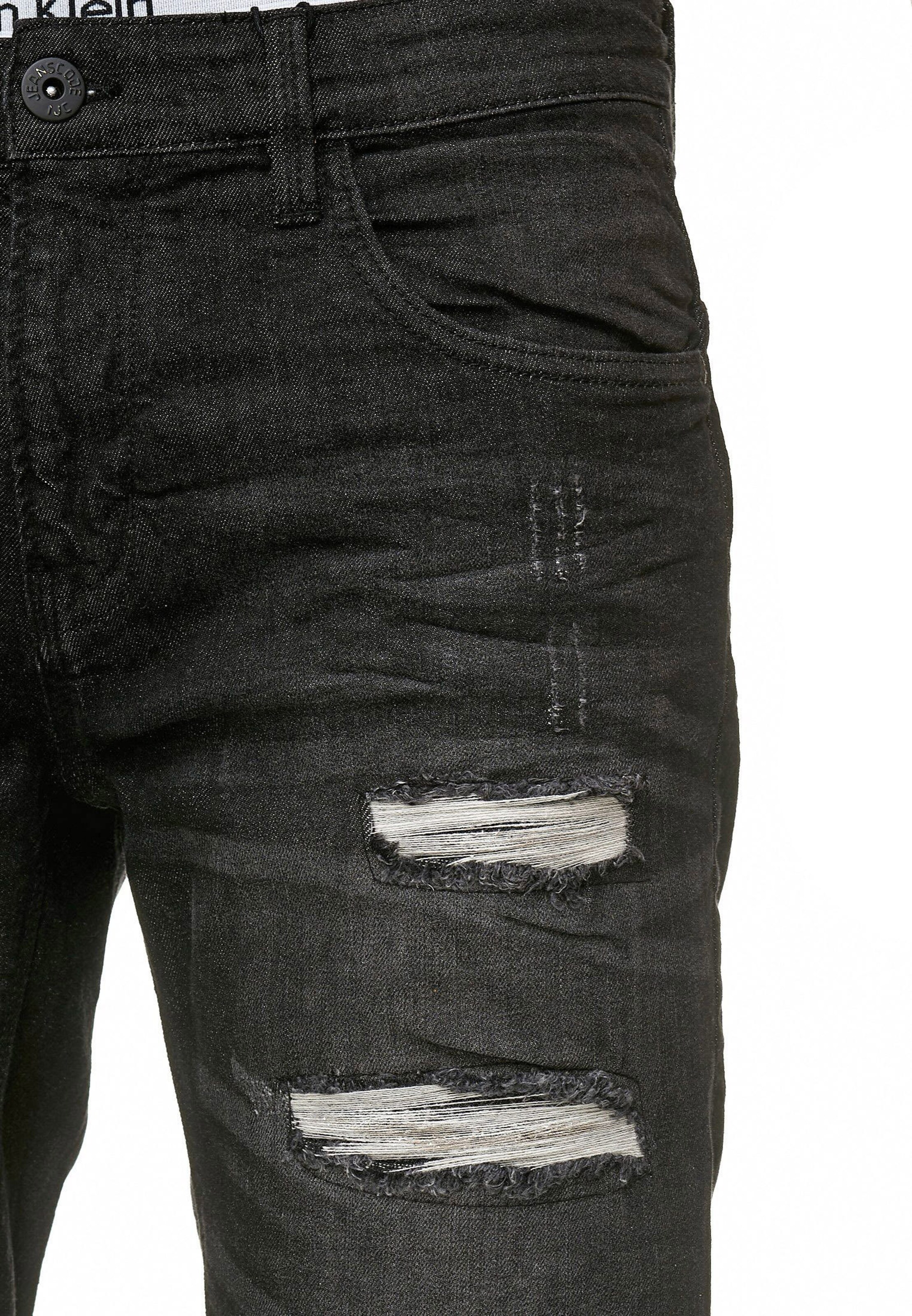 INDICODE JEANS Regular Shorts 'Caden' in Grau