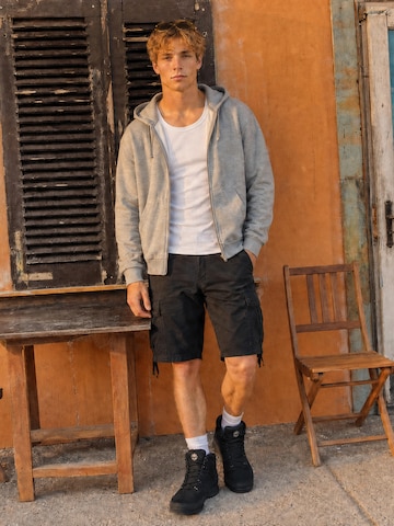 Grey Hoodie Look