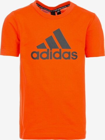 T-Shirt fonctionnel 'Must Haves Badge of Sport' ADIDAS PERFORMANCE en orange : devant