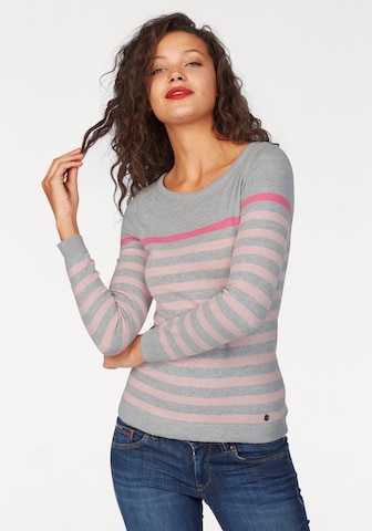 AJC Streifenpullover in Pink: predná strana