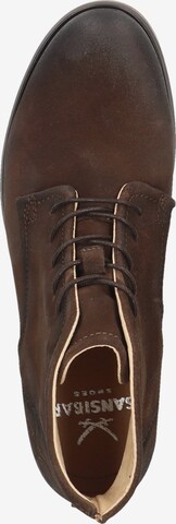 SANSIBAR Lace-Up Boots in Brown