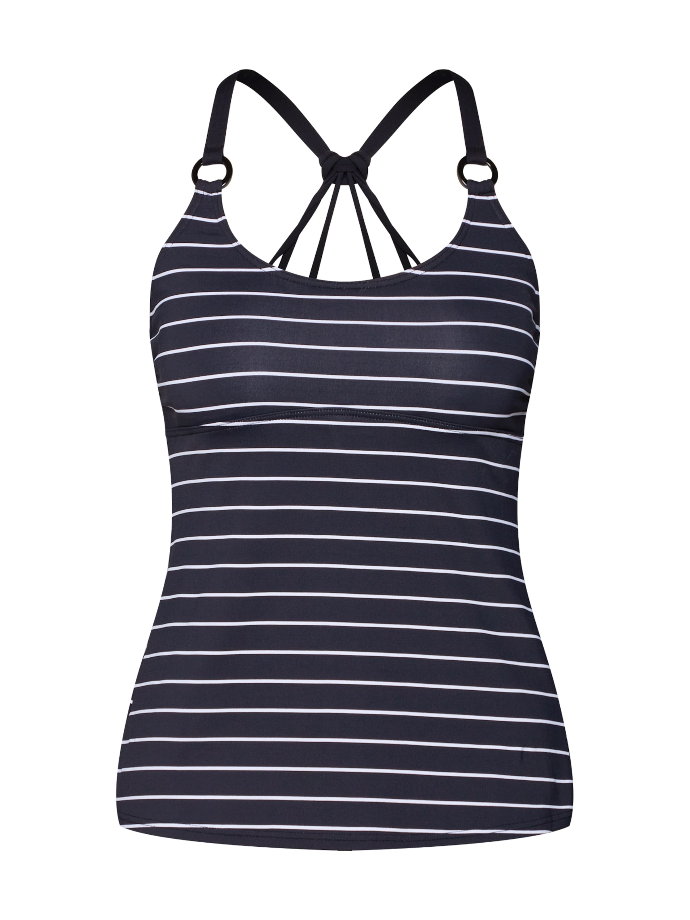 ESPRIT - Tankinitop 'MOONRISE BEACH AY' in de kleur Zwart