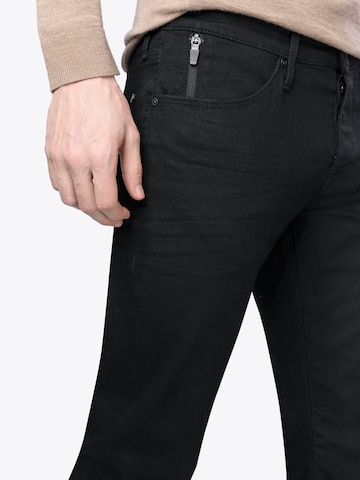 Mavi Slimfit Jeans 'Yves' i sort