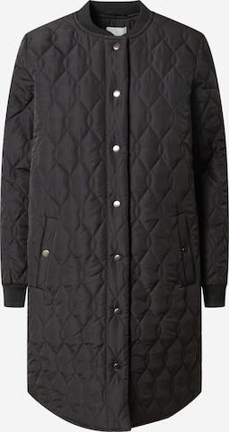 Kaffe Between-Seasons Coat 'Shally' in Black: front