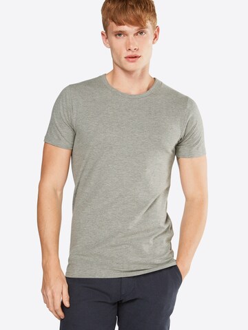 JACK & JONES - Camiseta en gris: frente