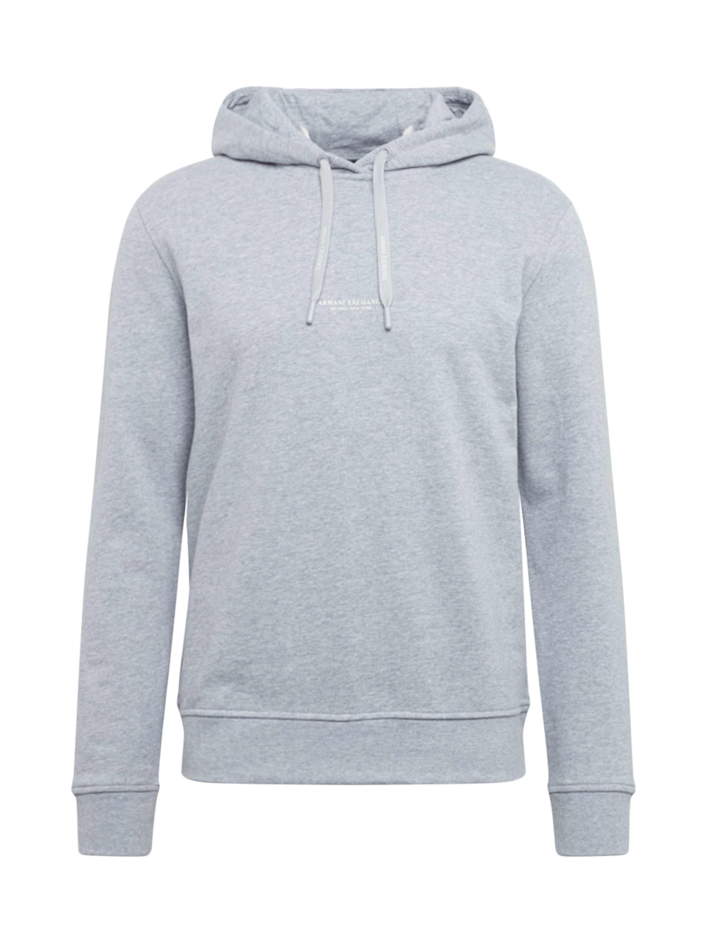 ARMANI EXCHANGE Regular fit Μπλούζα φούτερ σε γκρι: μπροστά