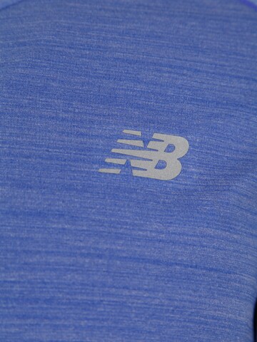 new balance Koszulka funkcyjna w kolorze niebieski