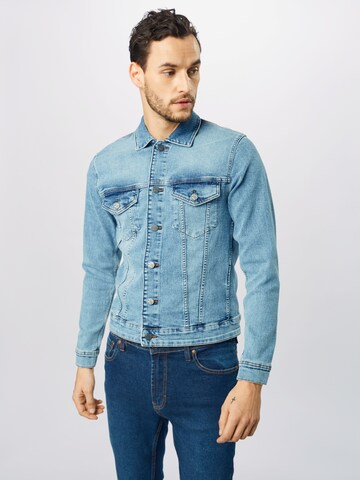 Only & Sons Kurze Jeansjacke in Blau: predná strana