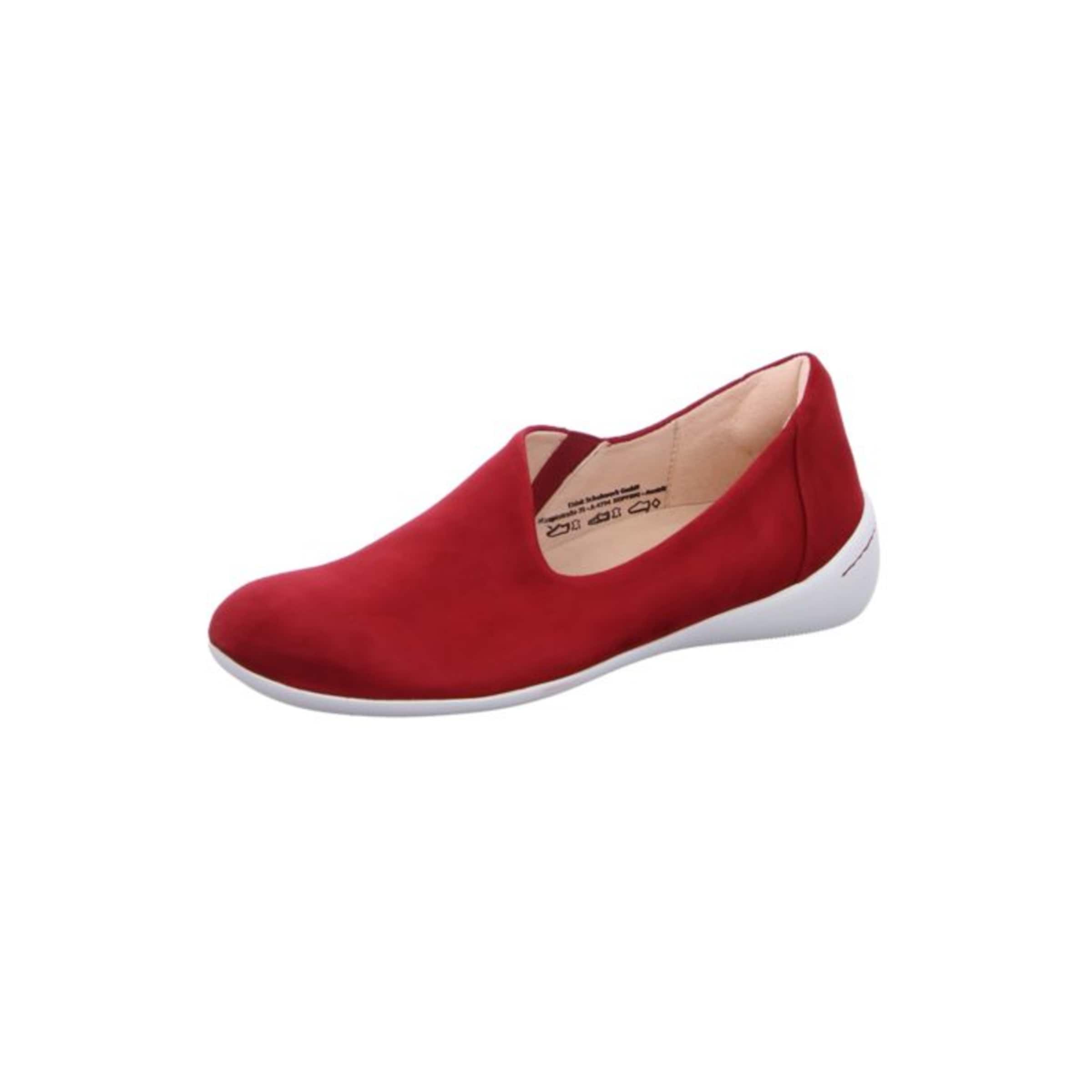Scarpa slip-on di THINK! in rosso: frontale